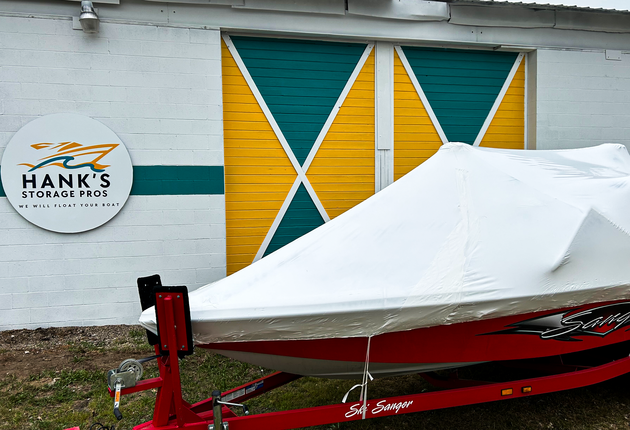 Boat storage and winterization service